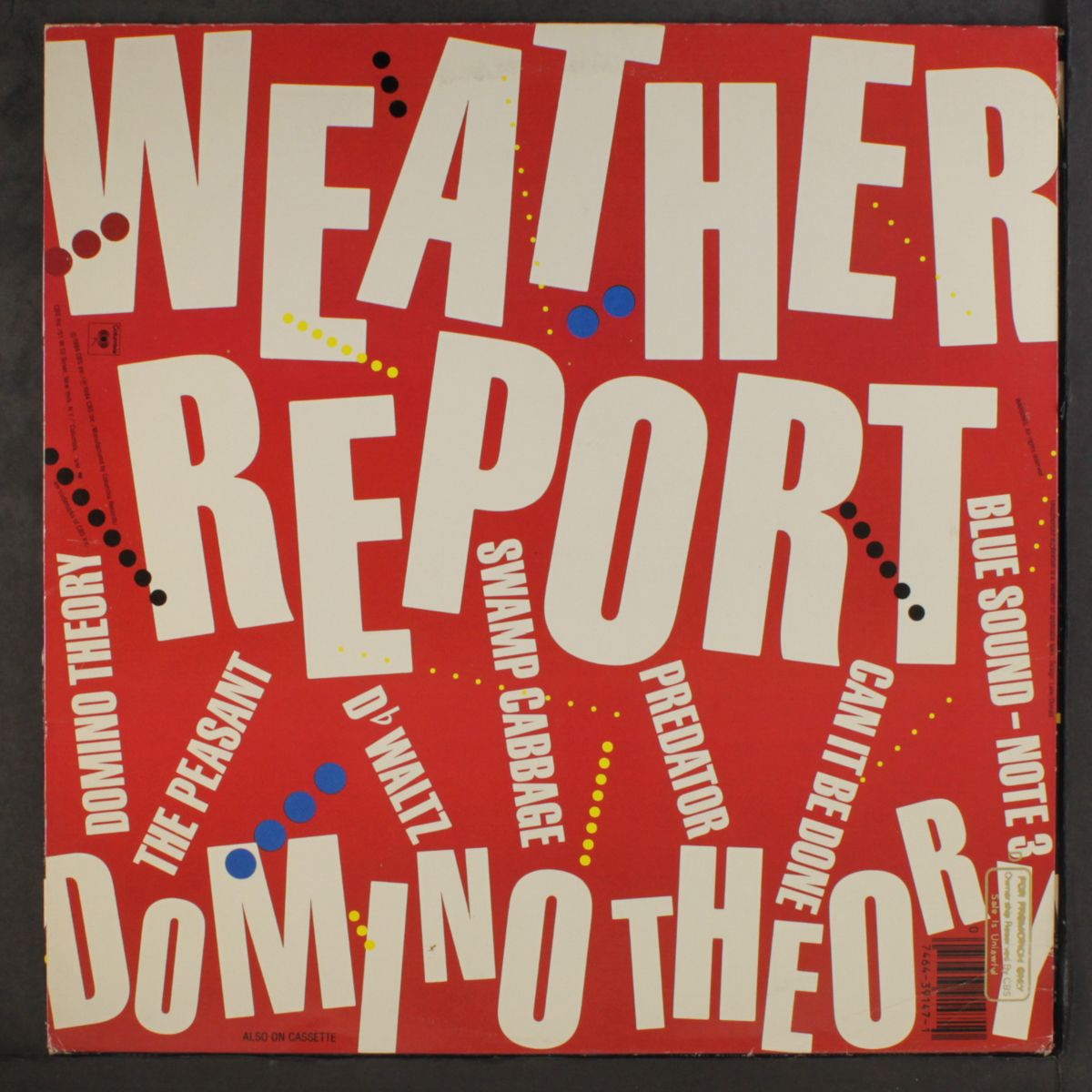 domino theory by WEATHER REPORT