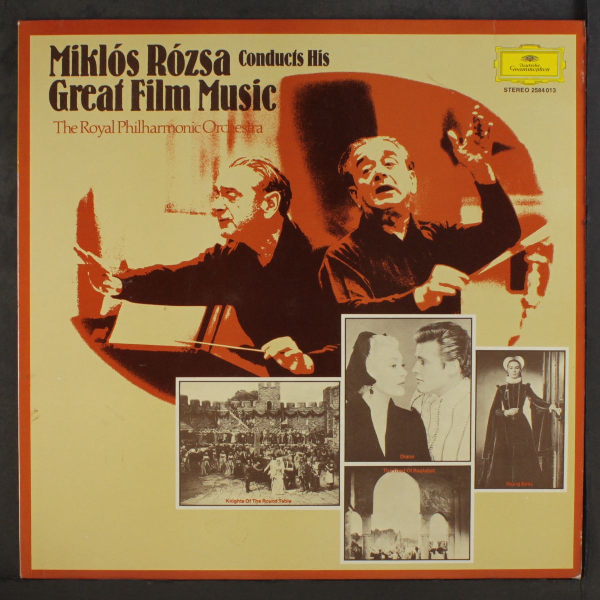 conducts his great film music by MIKLOS ROZSA