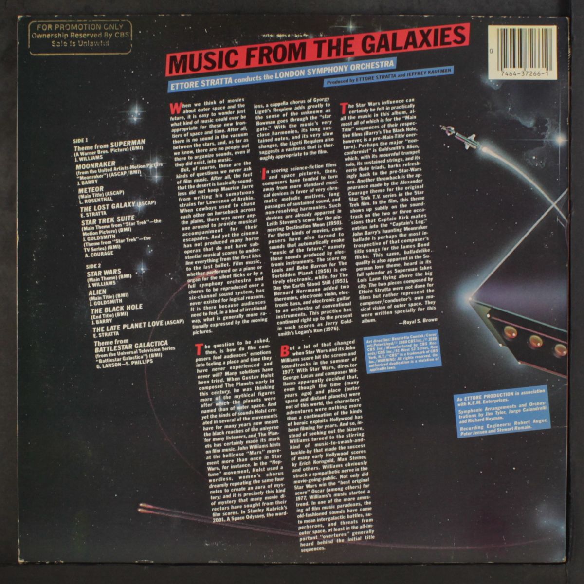 music from the galaxies by ETTORE STRATTA