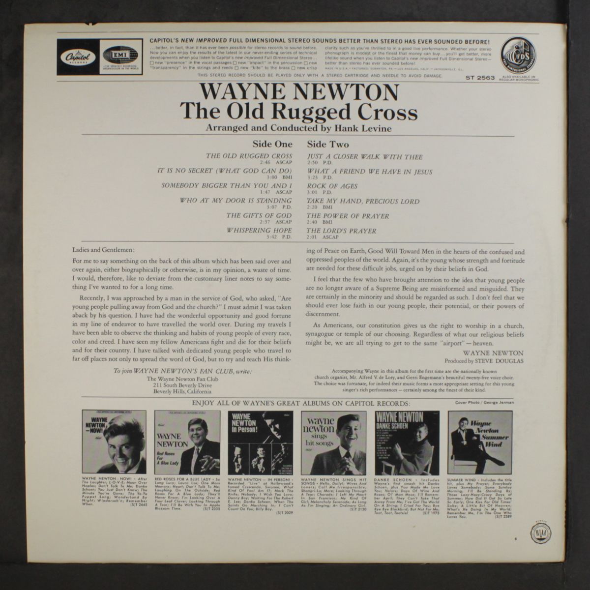 the old rugged cross by WAYNE NEWTON