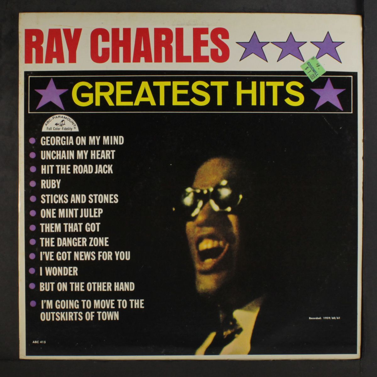 greatest hits by RAY CHARLES