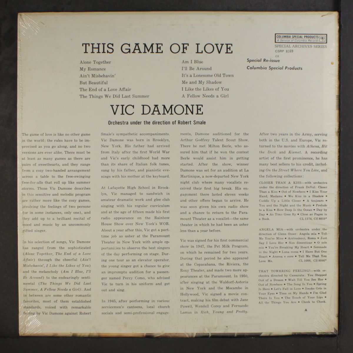 this game of love by VIC DAMONE