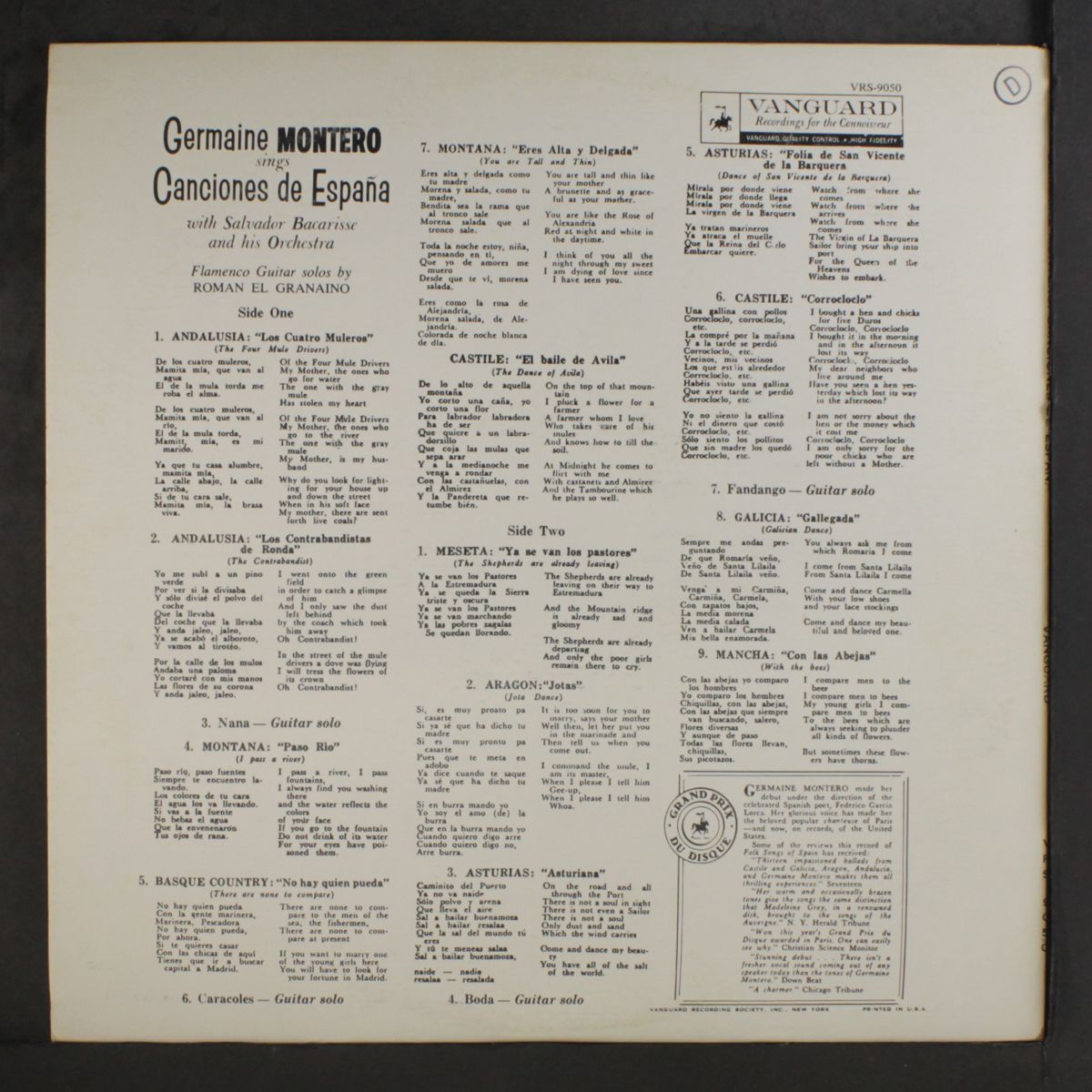 canciones de espana by GERMAINE MONTERO
