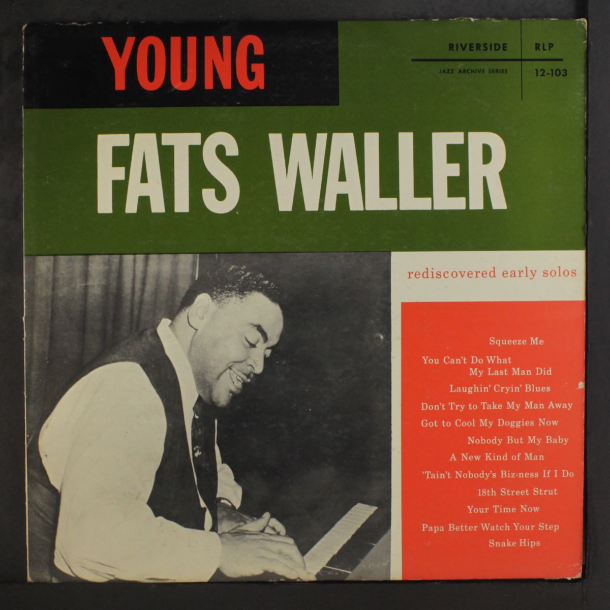 rediscovered early solos by FATS WALLER