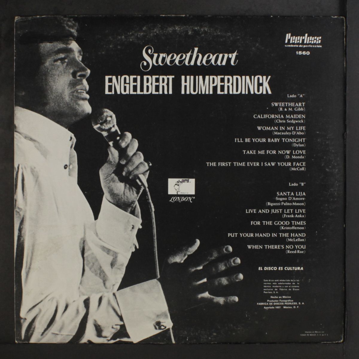 sweetheart by ENGELBERT HUMPERDINCK