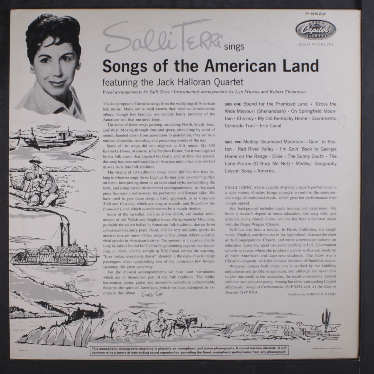 songs of the american land by SALLI TERRI