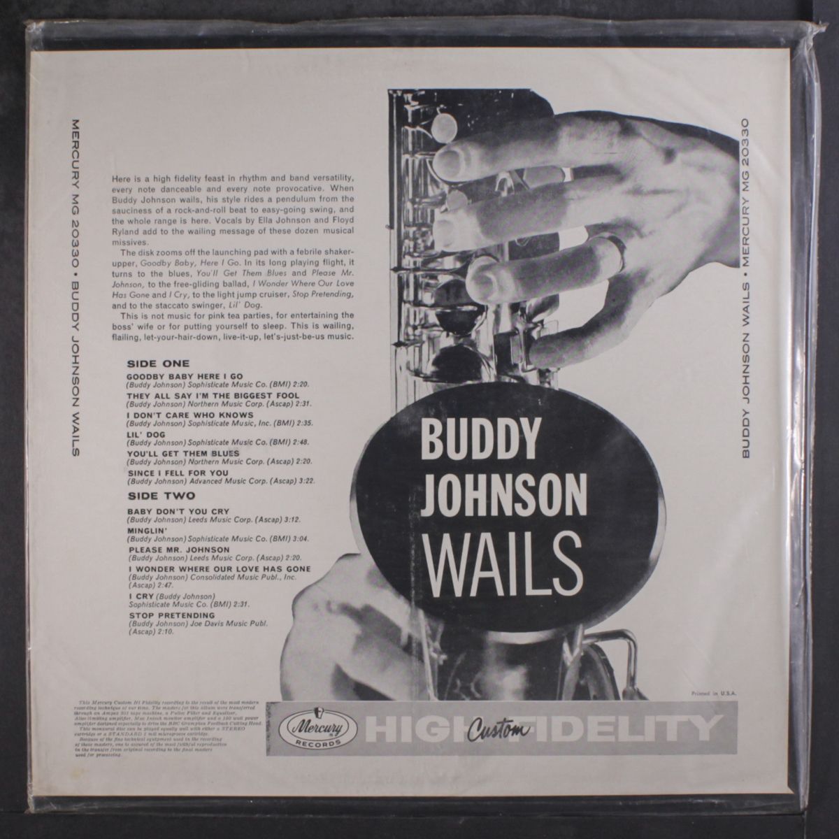 wails by BUDDY JOHNSON