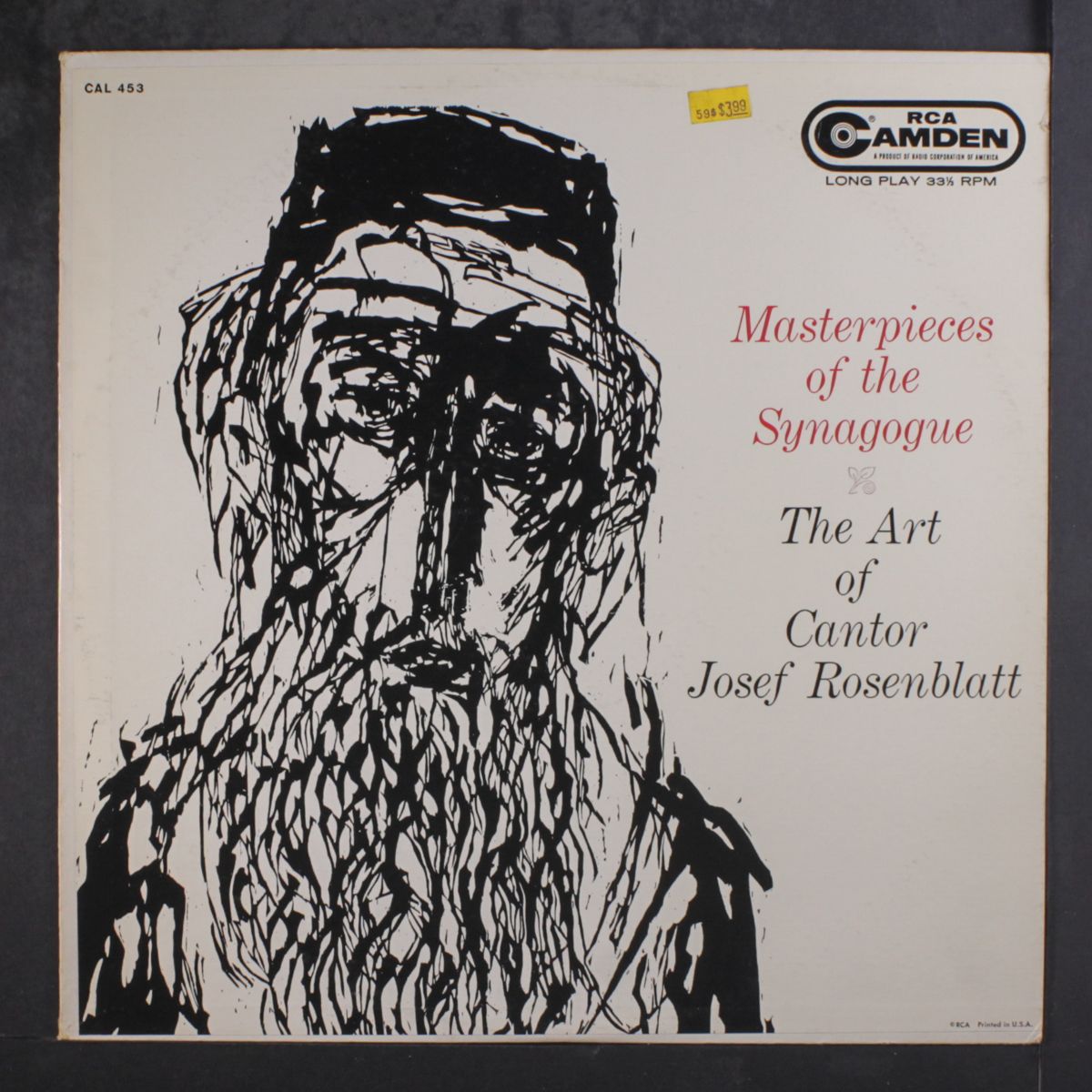 masterpieces of the synagogue - the art of cantor by JOSEF ROSENBLATT