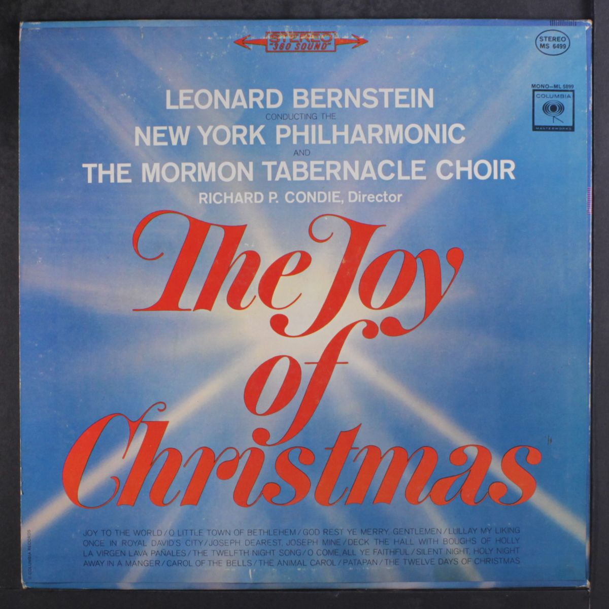 the joy of christmas by LEONARD BERNSTEIN