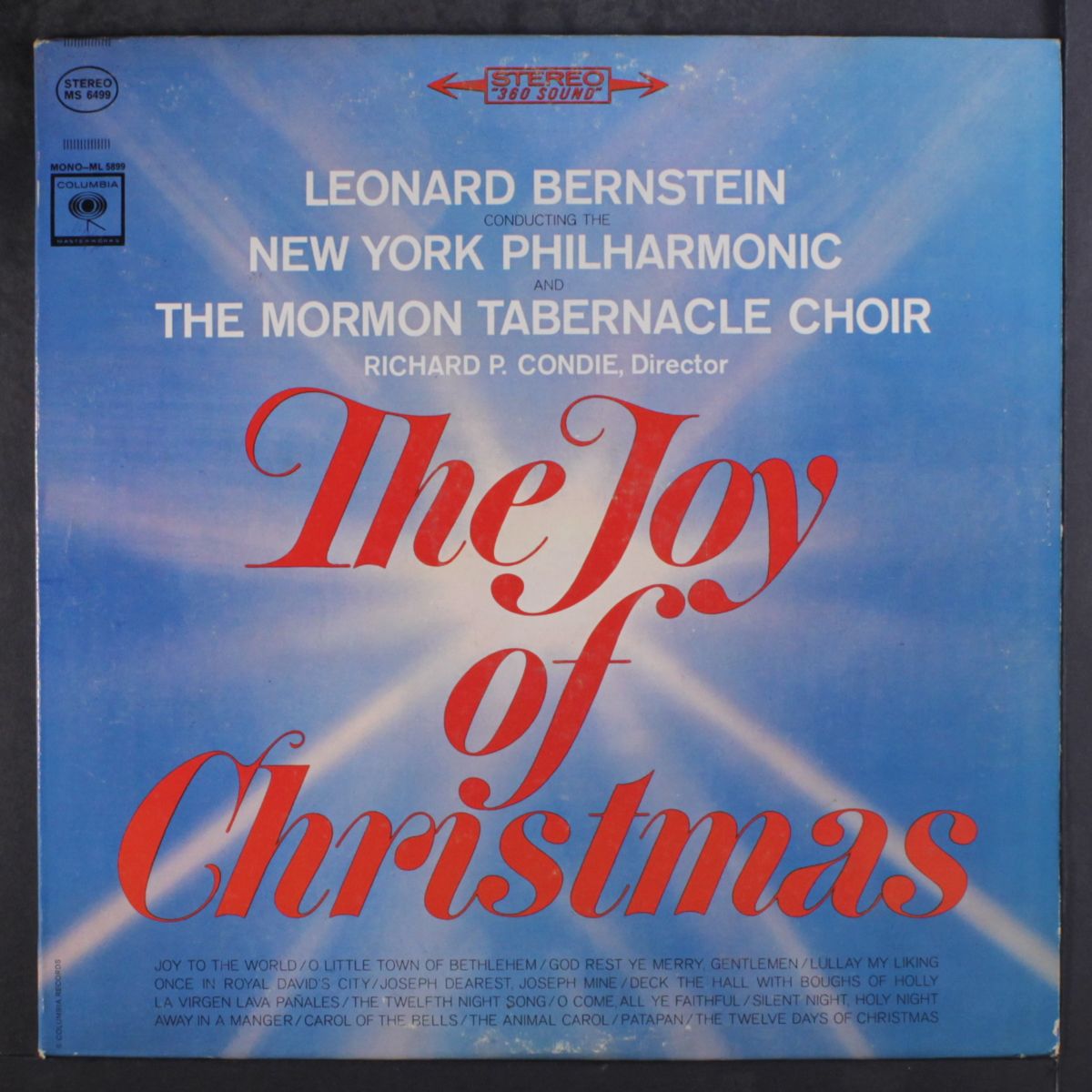 the joy of christmas by LEONARD BERNSTEIN