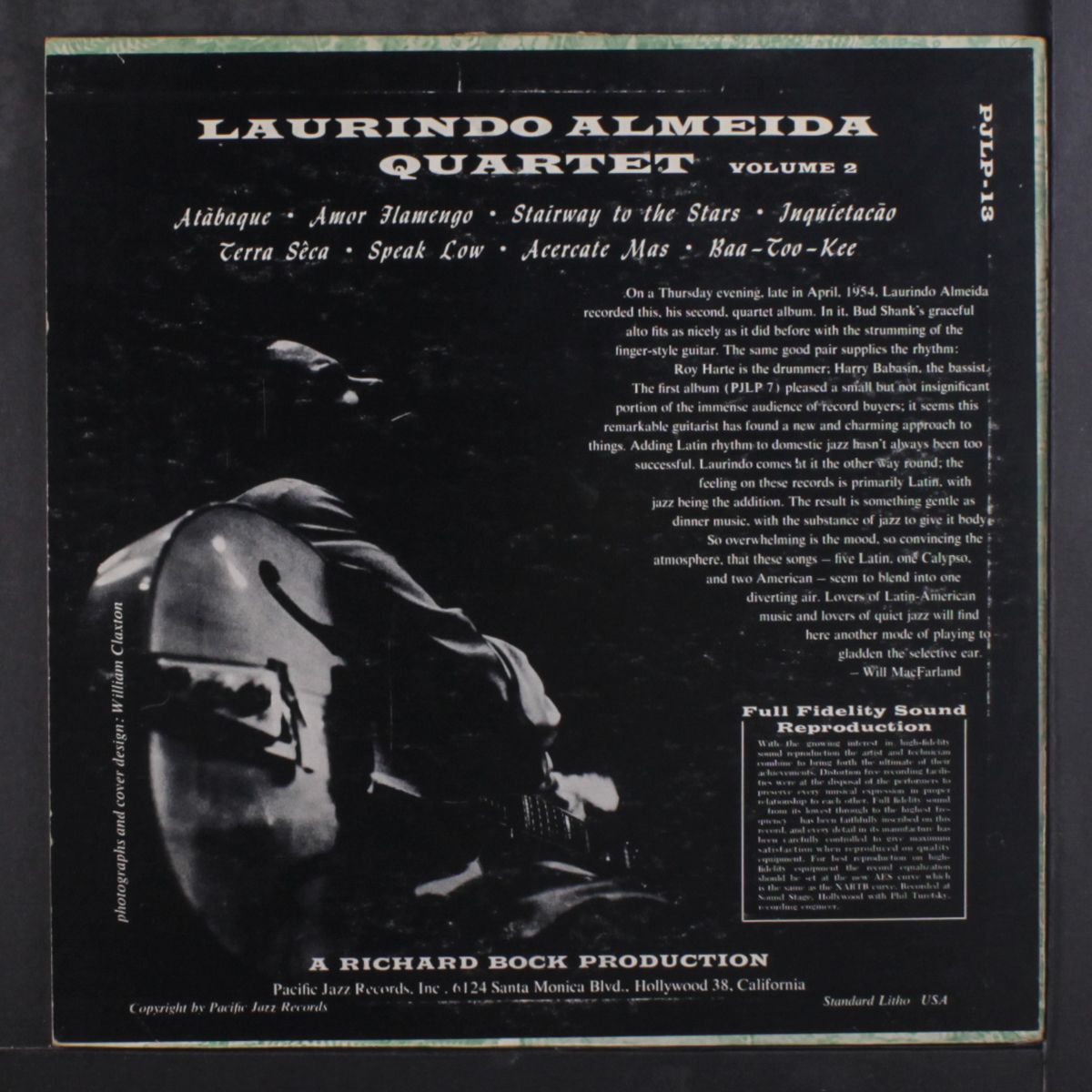 featuring bud shank vol. 2 by LAURINDO ALMEIDA