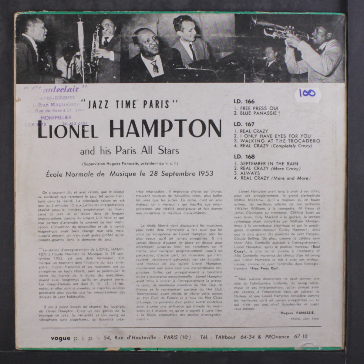 jazz time paris vol. 5 by LIONEL HAMPTON