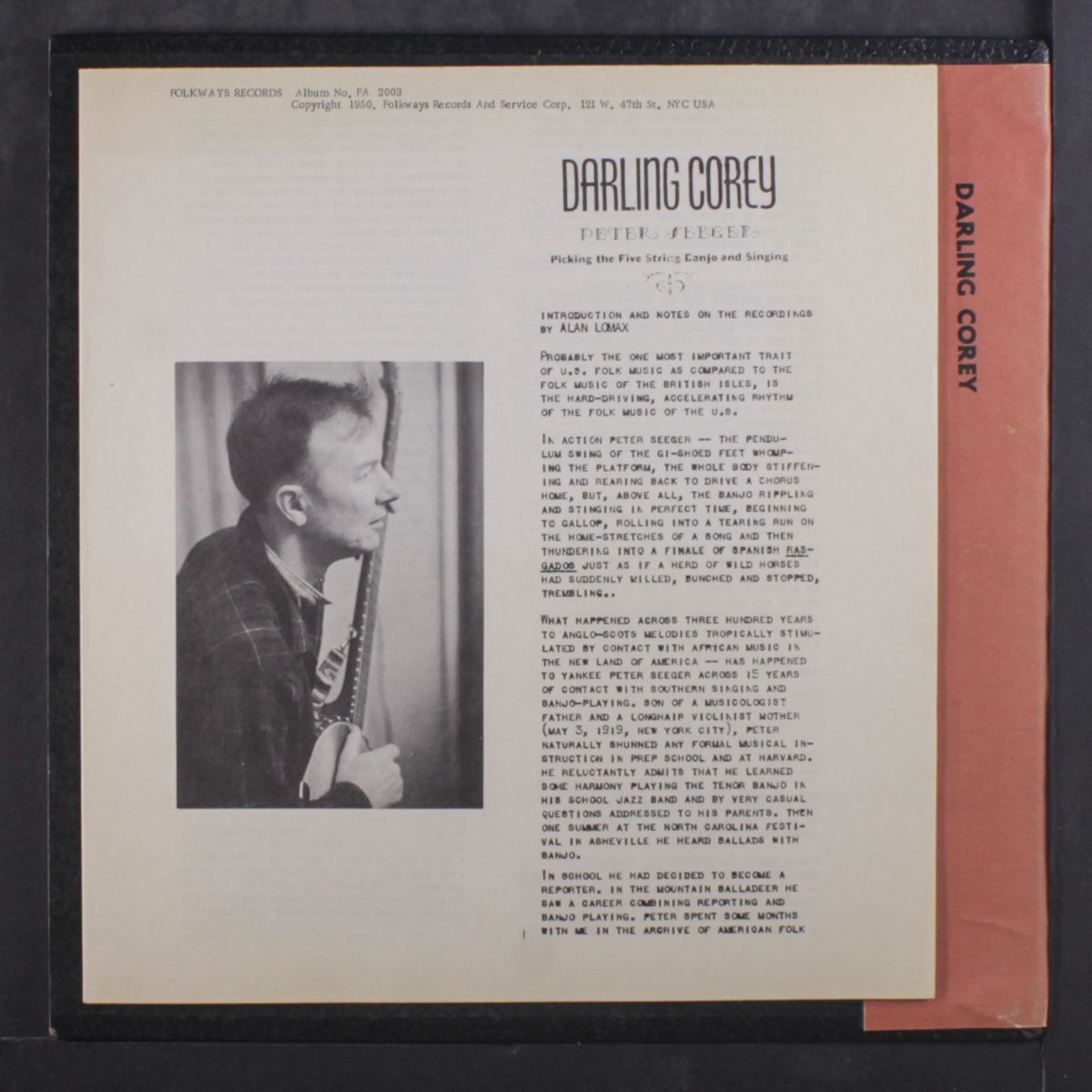 darling corey by PETE SEEGER