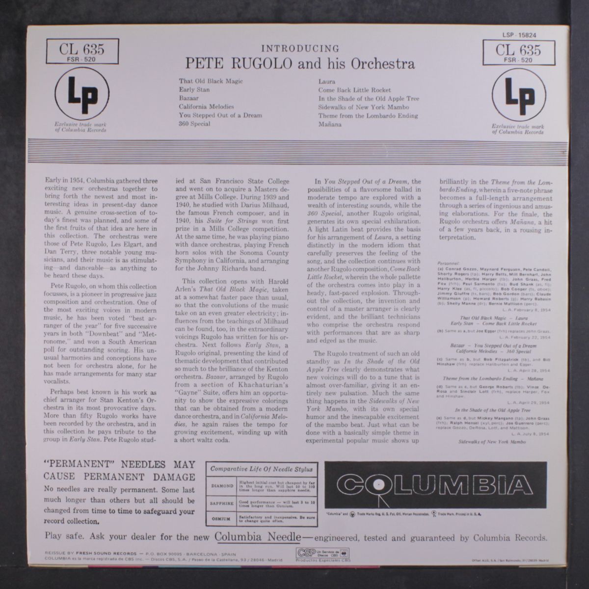 introducing by PETE RUGOLO