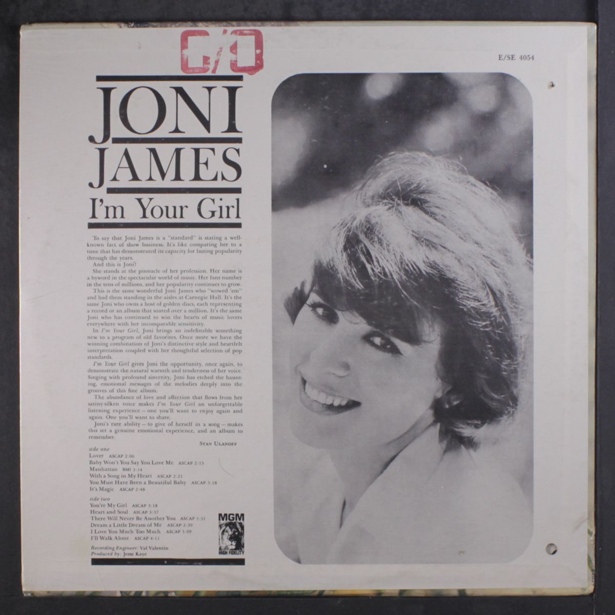 i'm your girl! by JONI JAMES