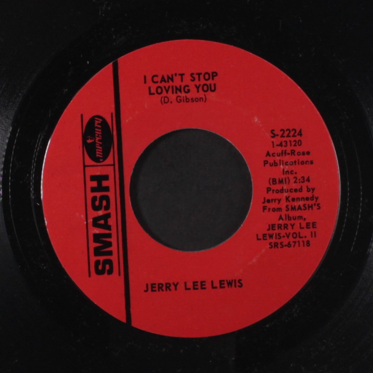 one has my name / i can't stop loving you by JERRY LEE LEWIS