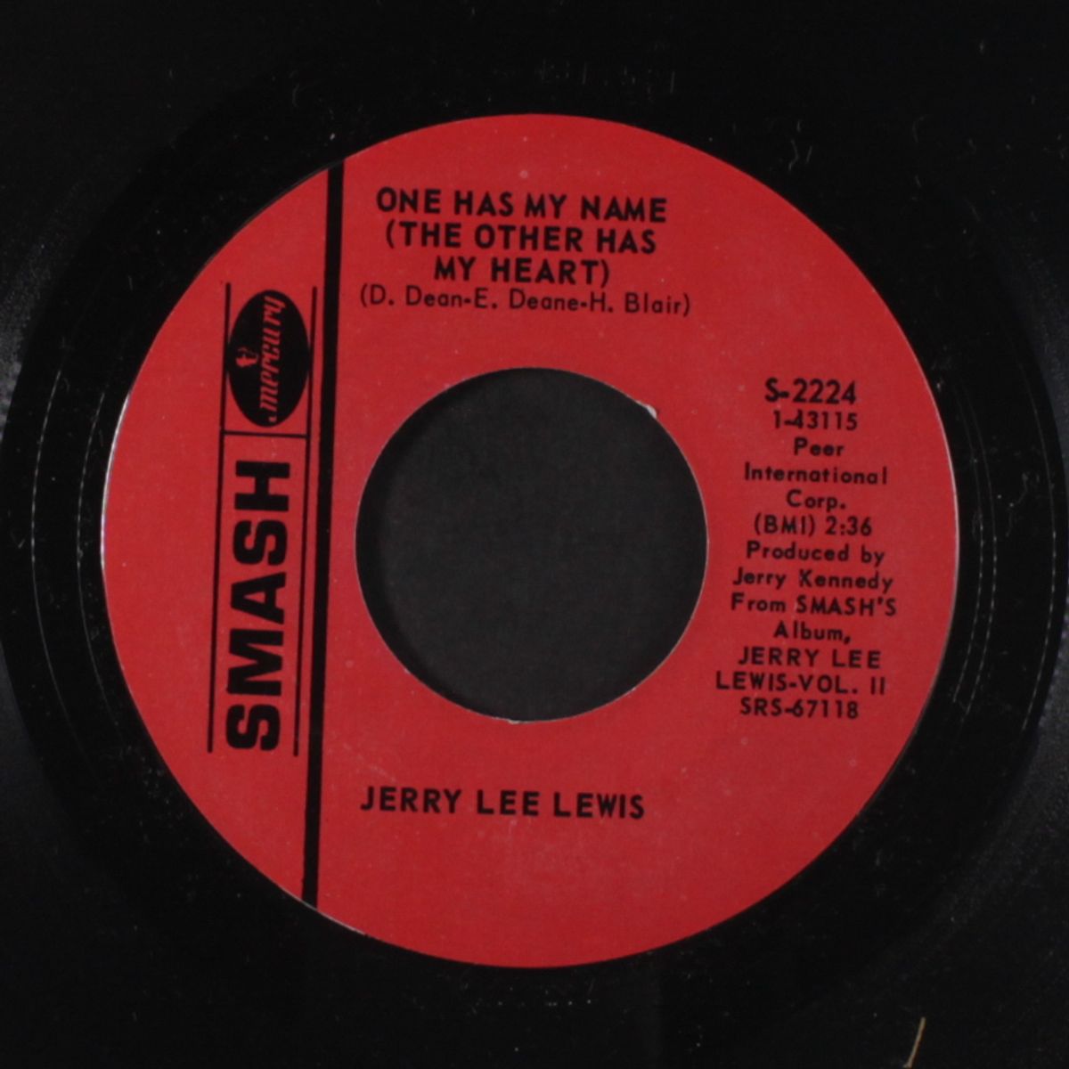 one has my name / i can't stop loving you by JERRY LEE LEWIS