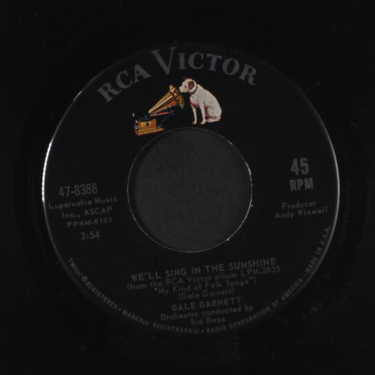 we'll sing in the sunshine / prism song by GALE GARNETT