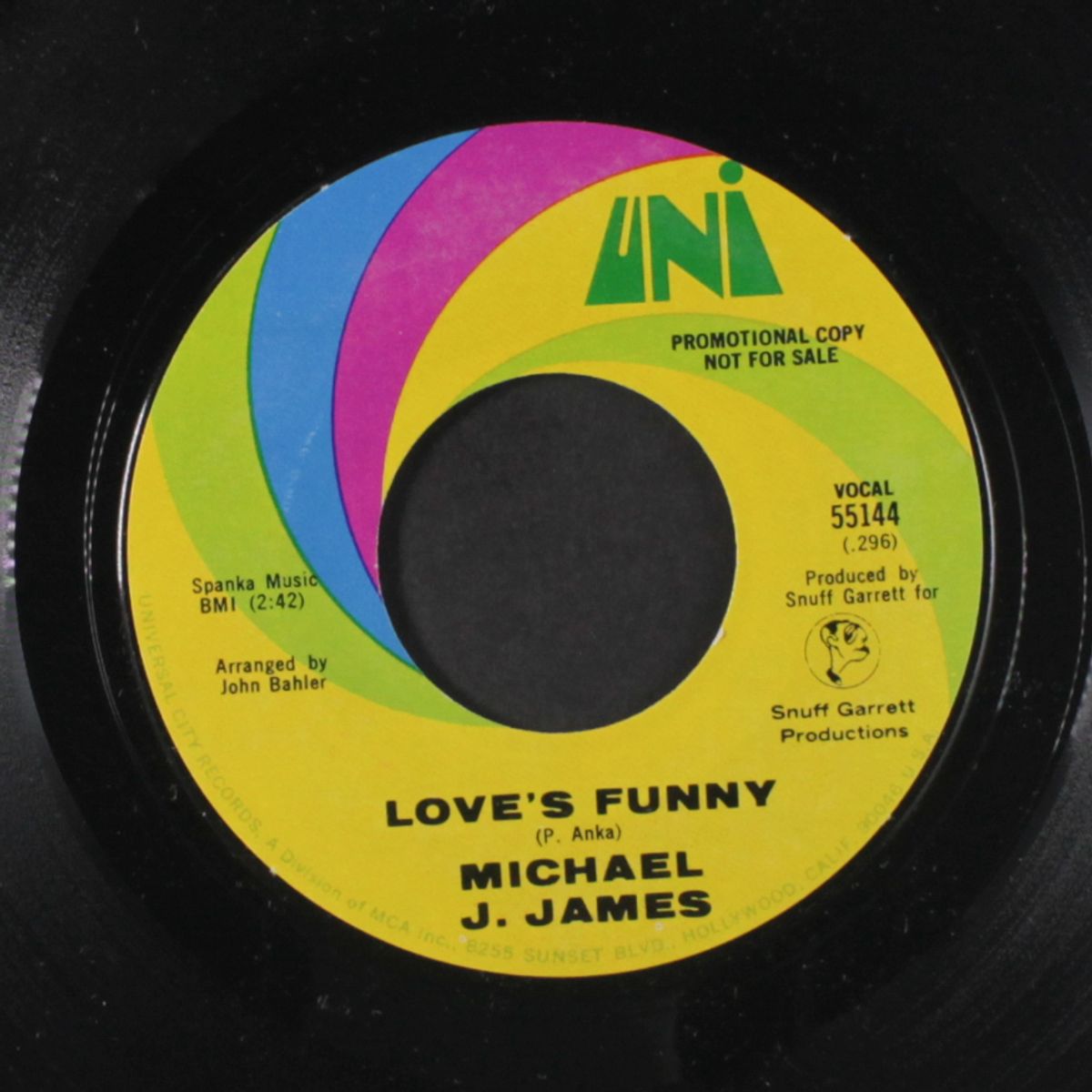 get the message / love's funny by MICHAEL J. JAMES