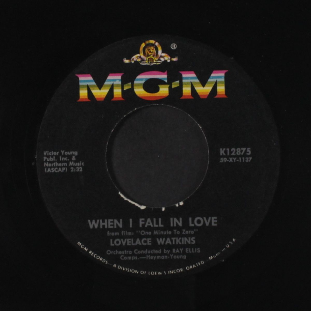 hello young lovers / when i fall in love by LOVELACE WATKINS