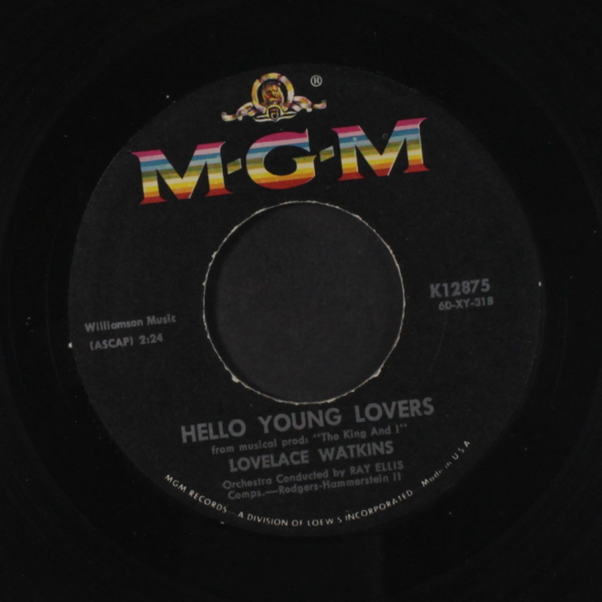 hello young lovers / when i fall in love by LOVELACE WATKINS