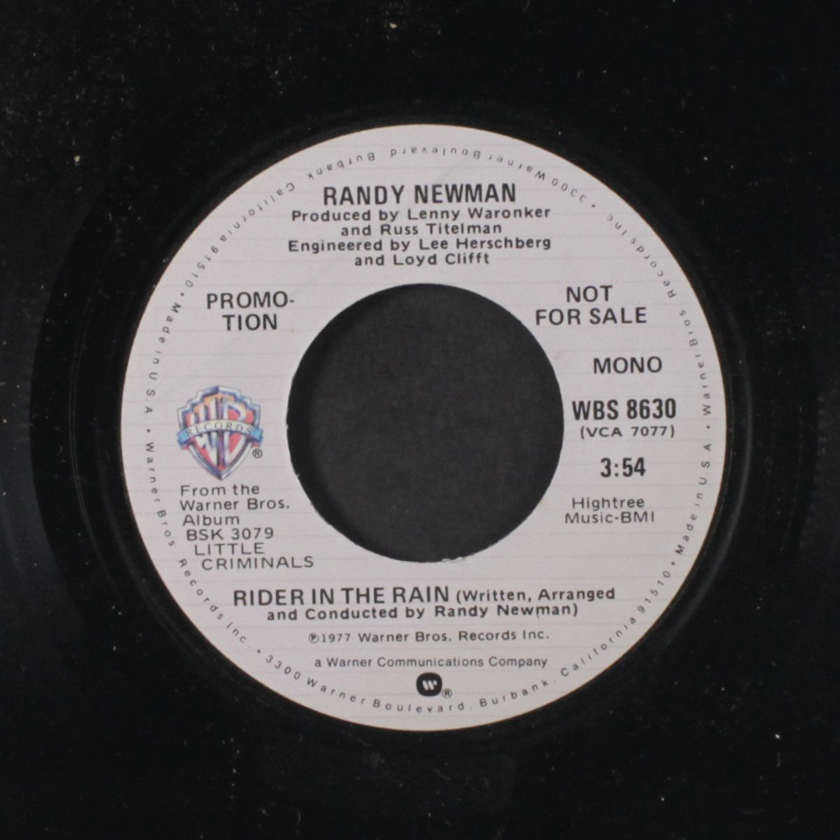 rider in the rain / mono by RANDY NEWMAN