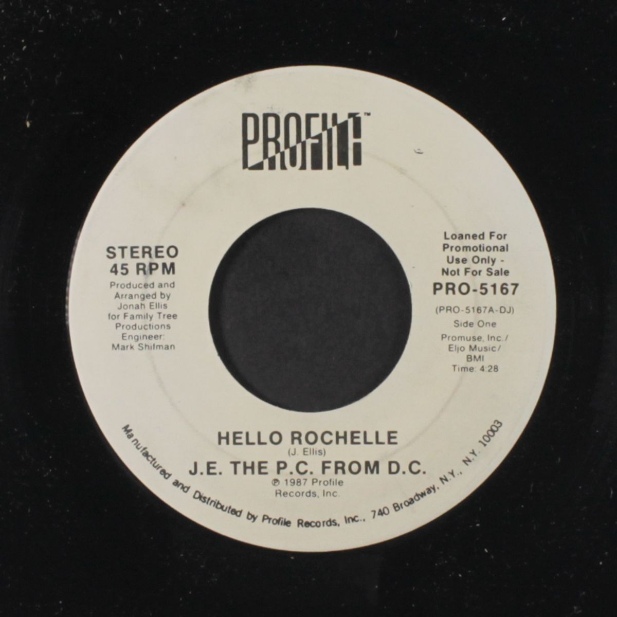 hello rochelle / same by J.E. THE P.C. FROM D.C.