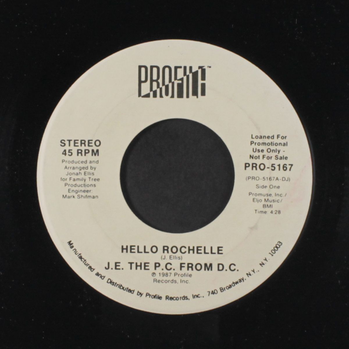 hello rochelle / same by J.E. THE P.C. FROM D.C.