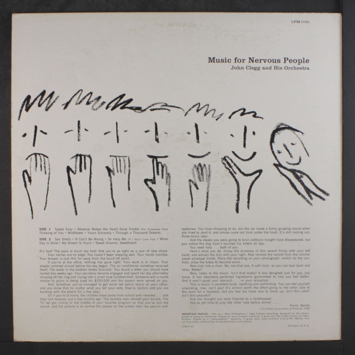 music for nervous people by JOHN CLEGG