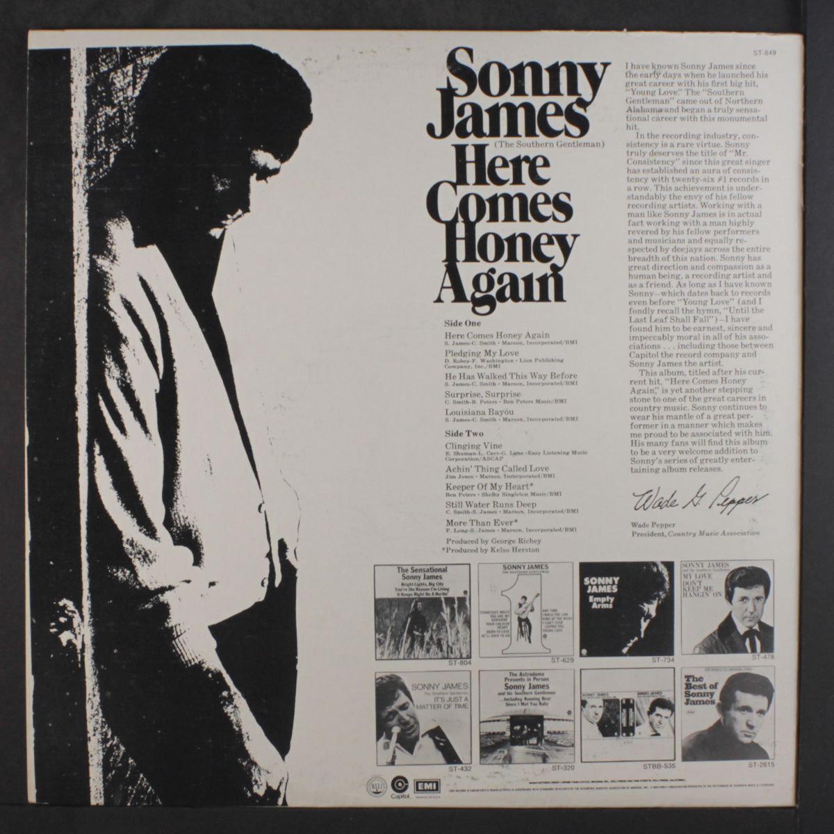 here comes honey again by SONNY JAMES