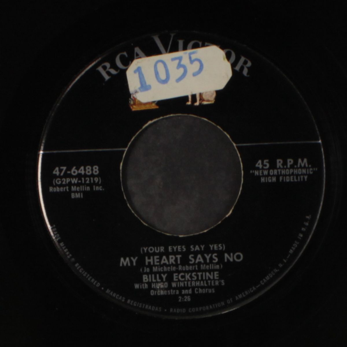my heart says no by BILLY ECKSTINE