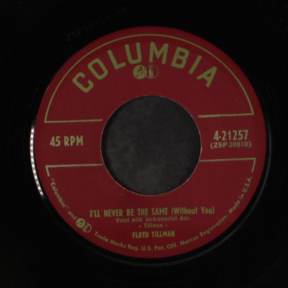 i'll never be the same (without you) by FLOYD TILLMAN