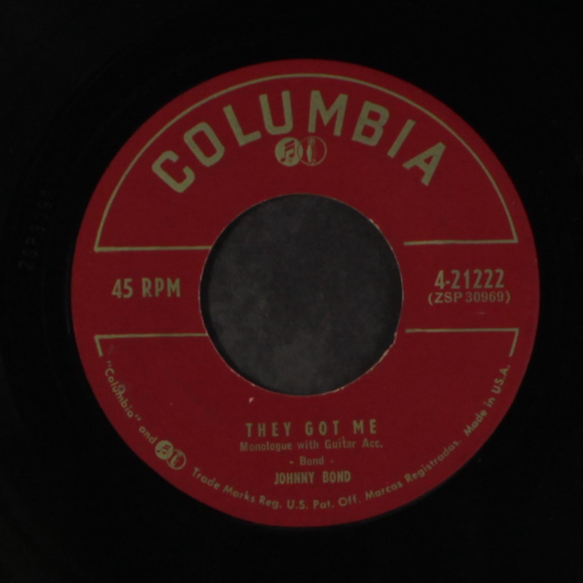 ten little bottles / they got me by JOHNNY BOND
