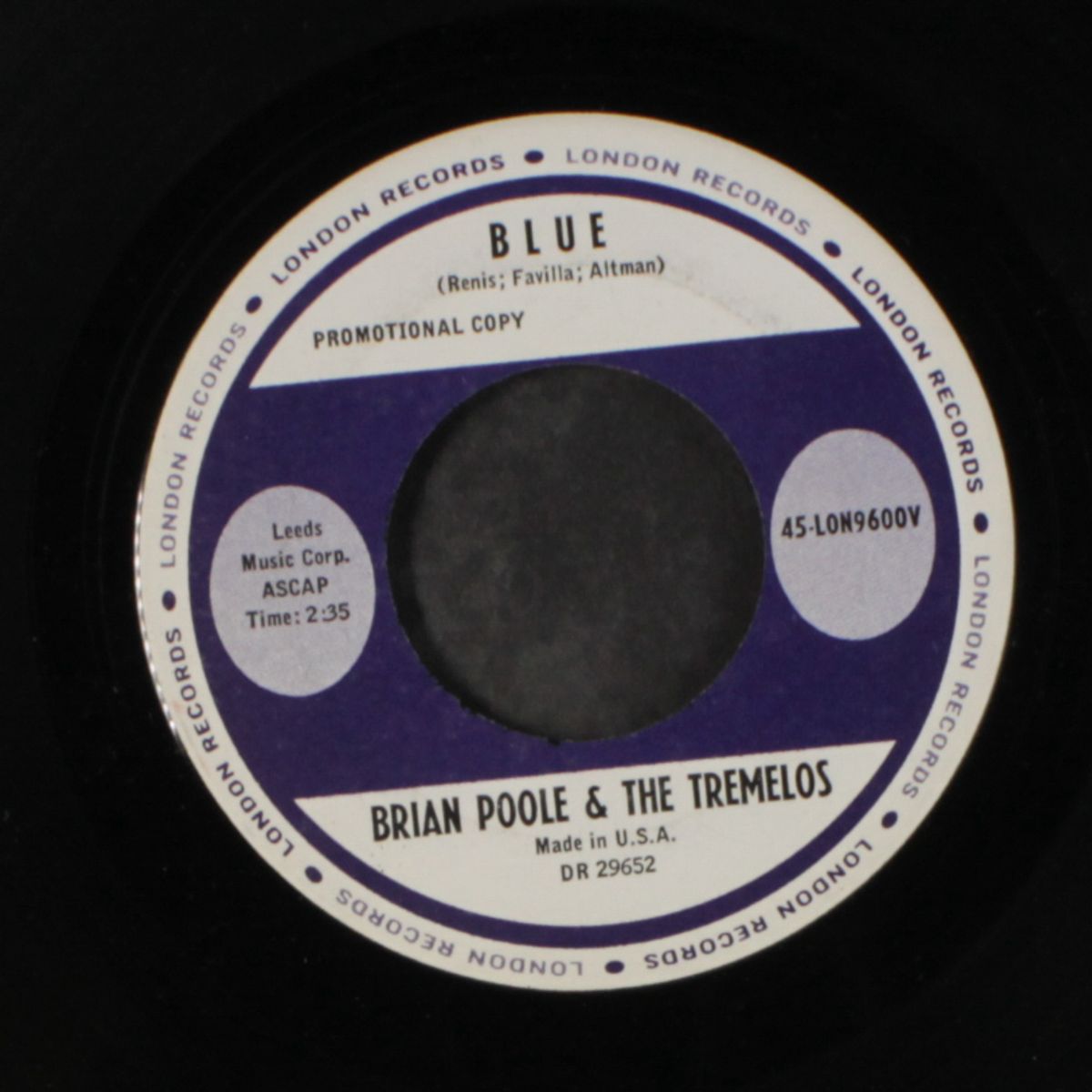 blue / keep on dancing by BRIAN POOLE & TREMELOES
