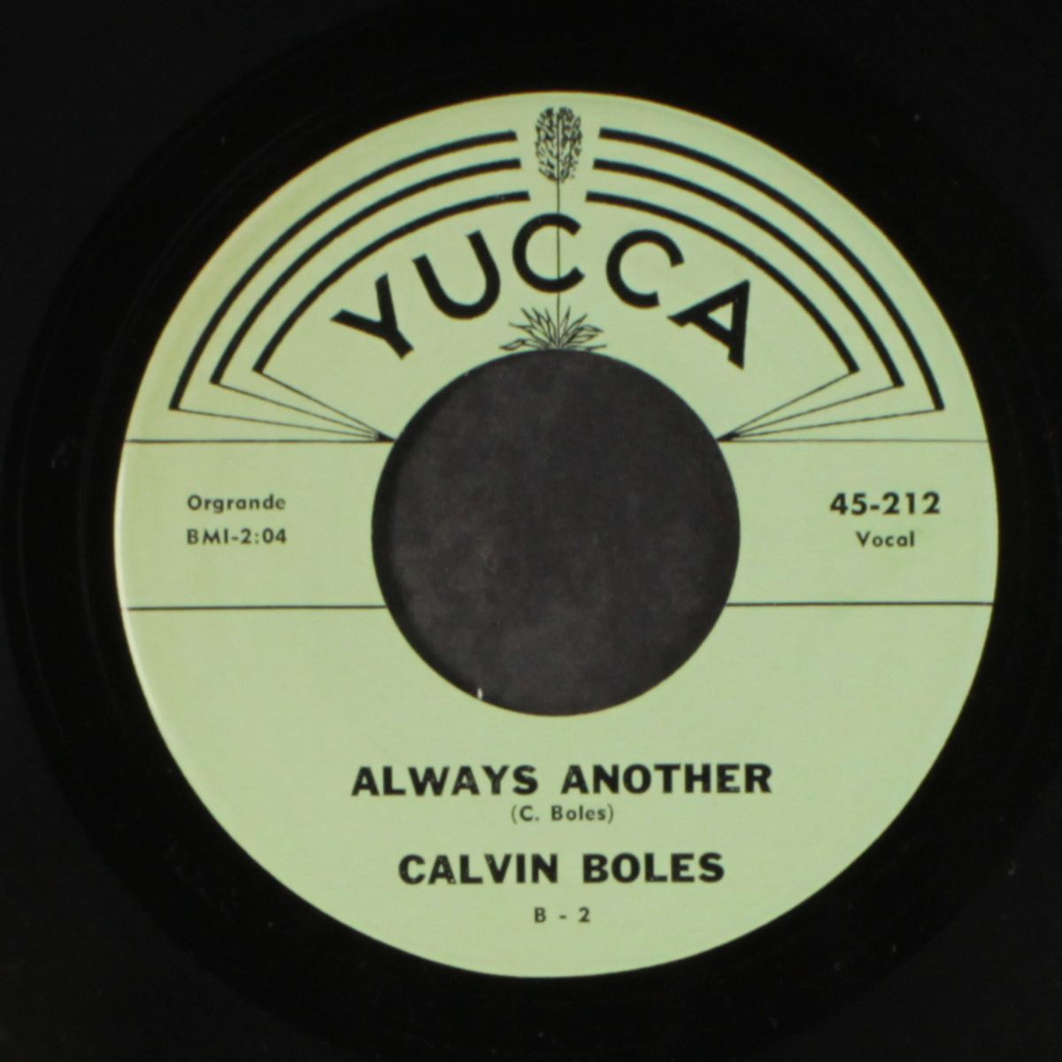 always another / ten miles ahead of myself by CALVIN BOLES