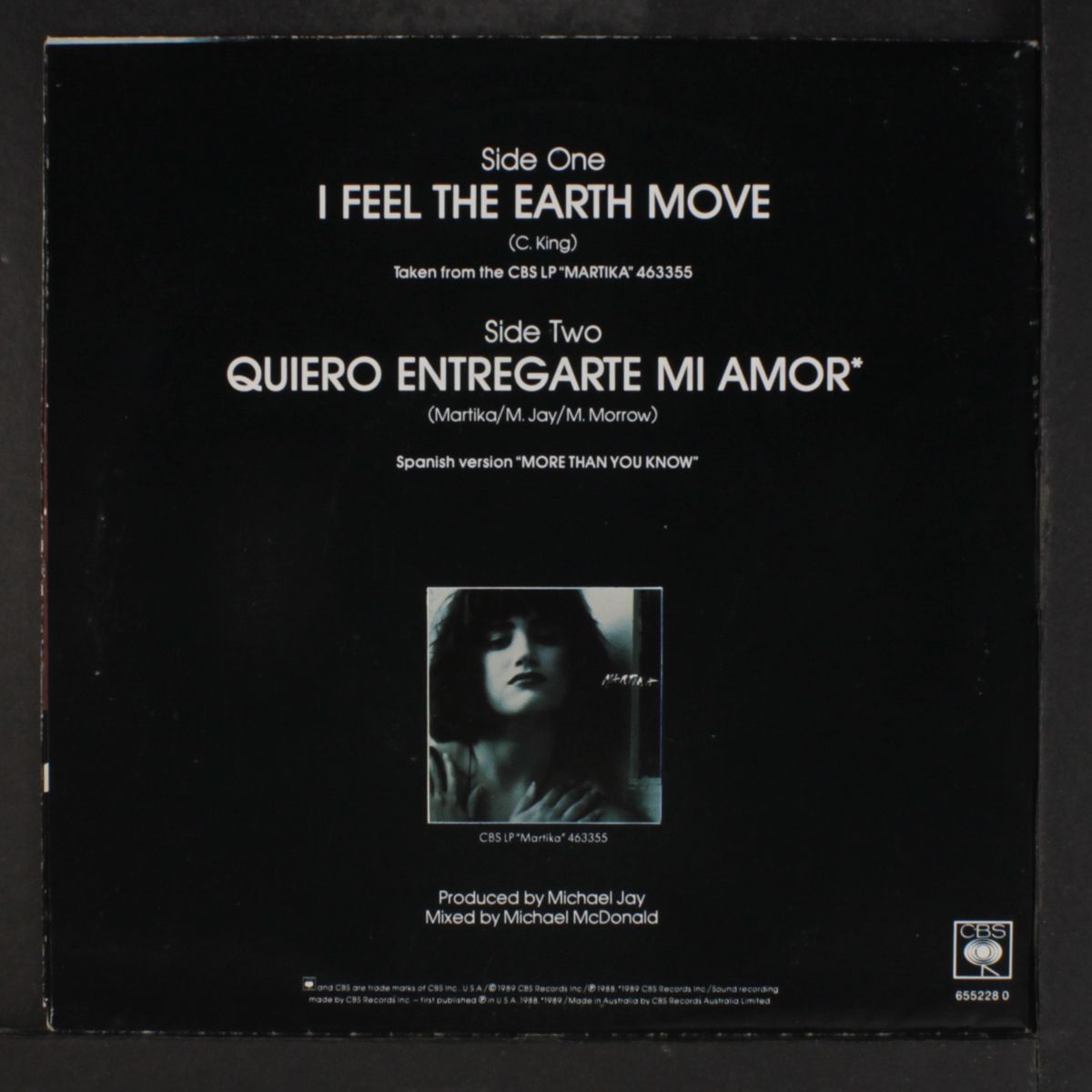 i feel the earth move by MARTIKA