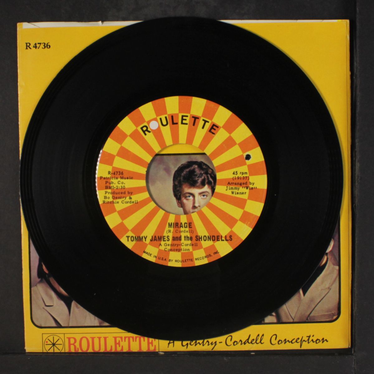 mirage / run, run, run by TOMMY JAMES & SHONDELLS