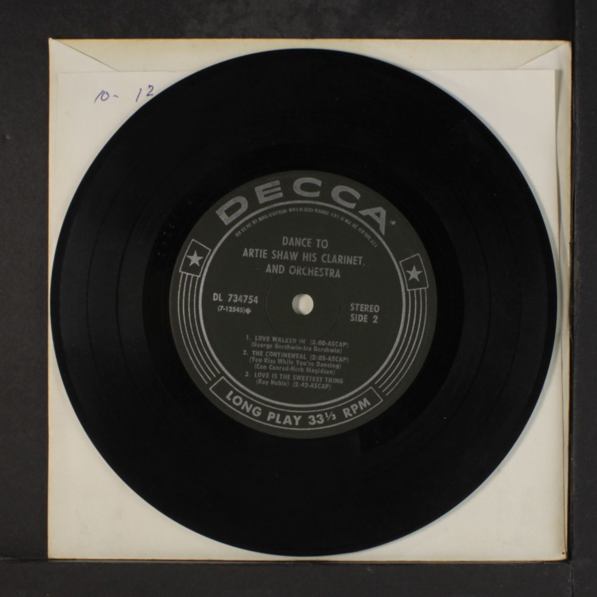 dance to artie shaw by ARTIE SHAW
