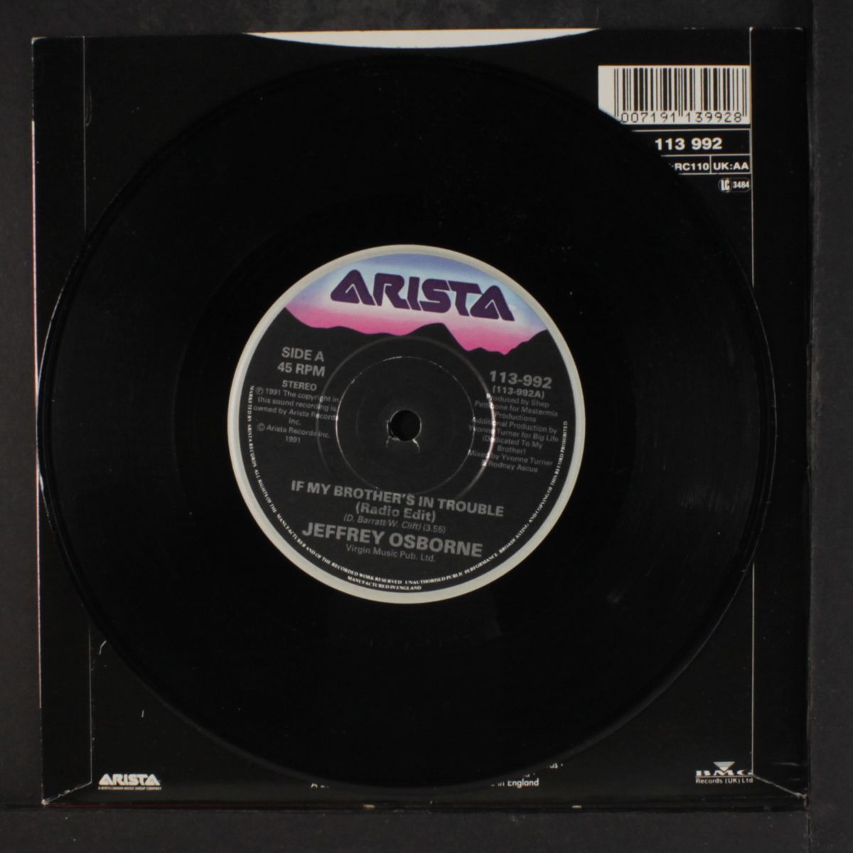 if my brother's in trouble by JEFFREY OSBORNE