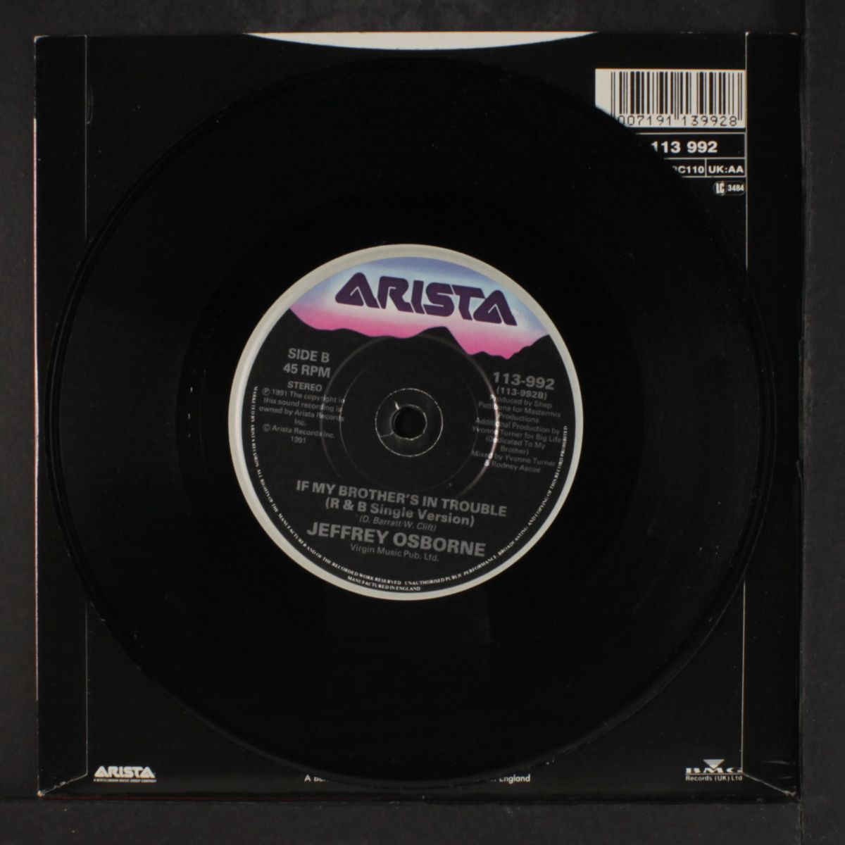if my brother's in trouble by JEFFREY OSBORNE