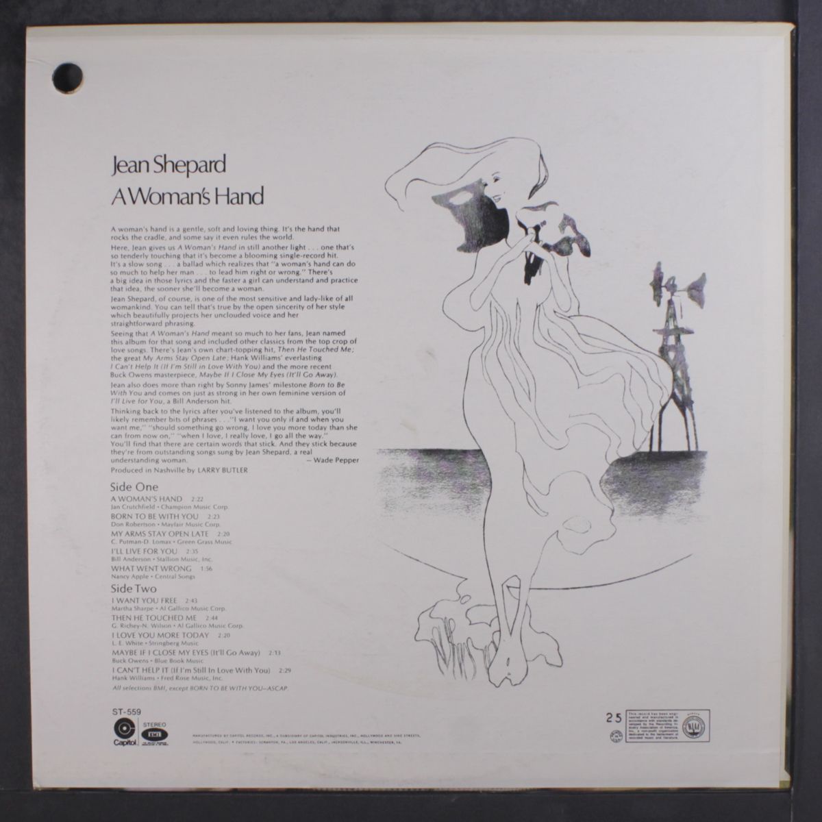 a woman's hand by JEAN SHEPARD