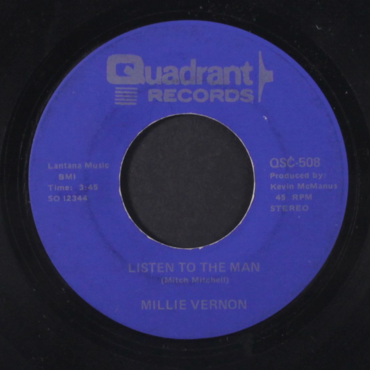 pay no mind / listen to the man by MILLIE VERNON