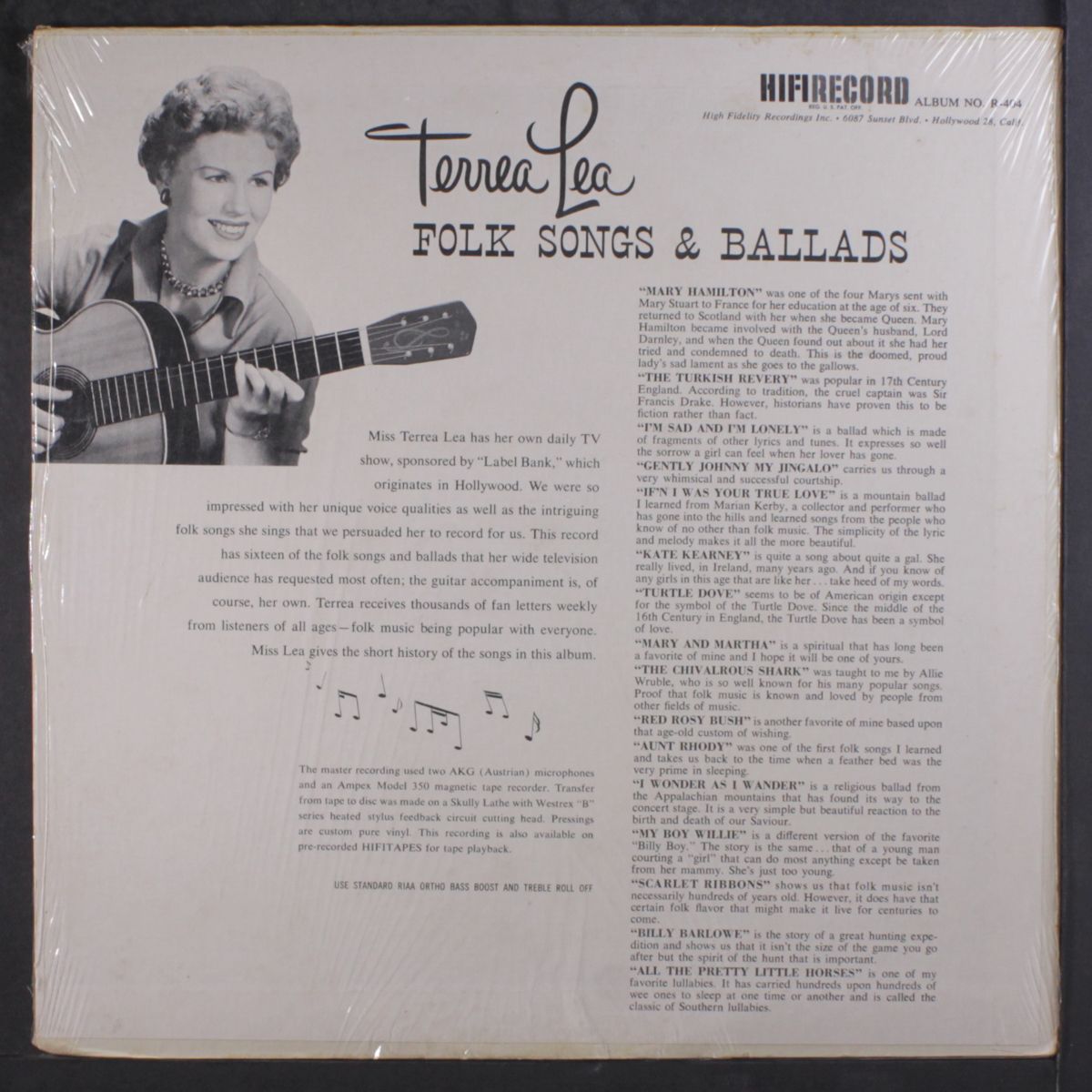 folk songs & ballads by TERREA LEA