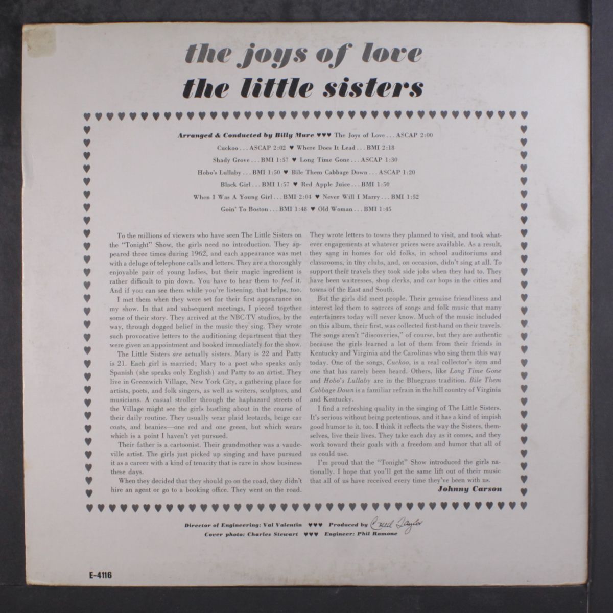 the joys of love by LITTLE SISTERS
