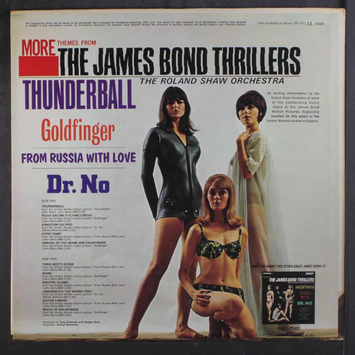 more themes from the james bond thrillers by ROLAND SHAW ORCHESTRA