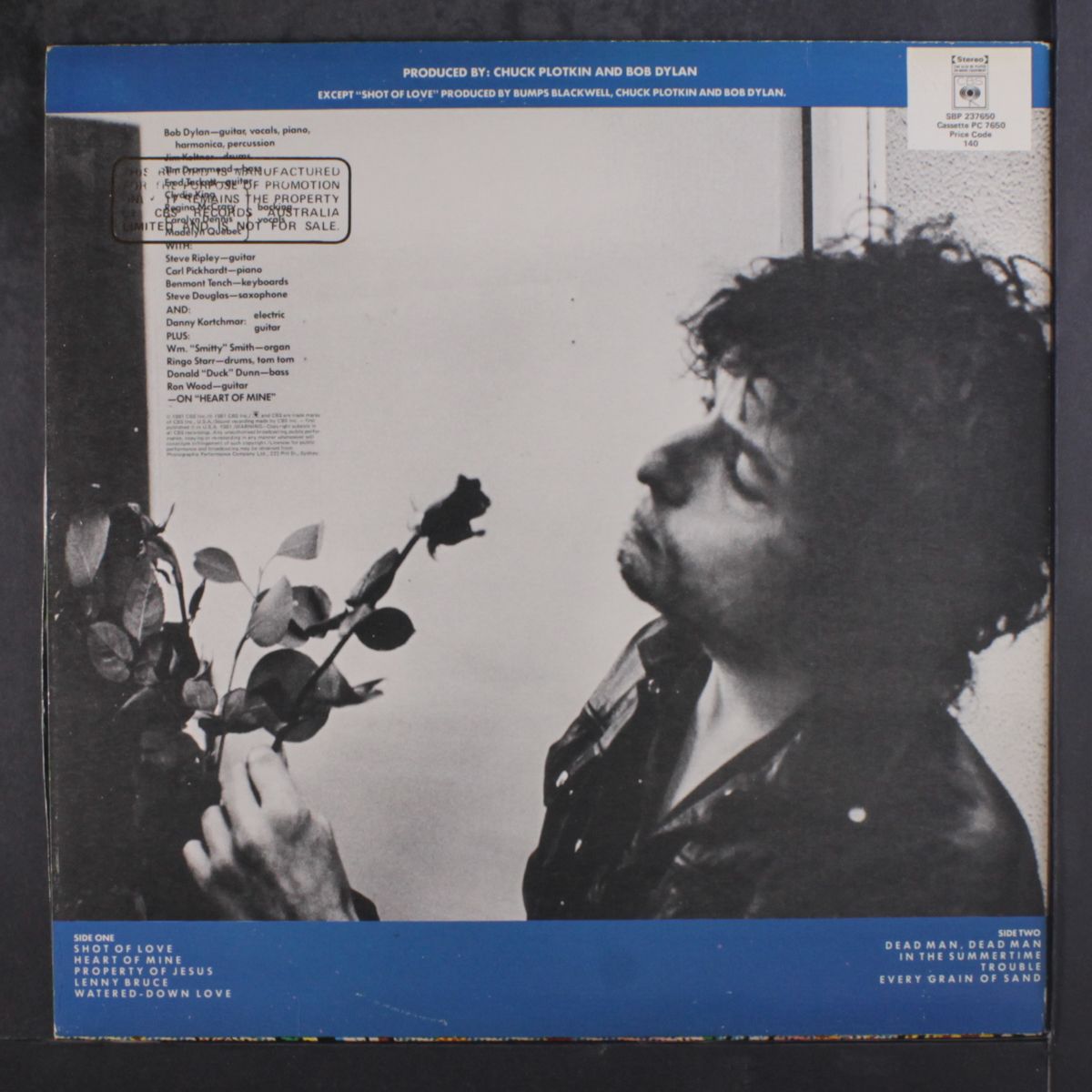 shot of love by BOB DYLAN