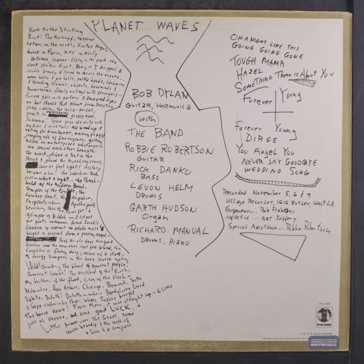 planet waves by BOB DYLAN