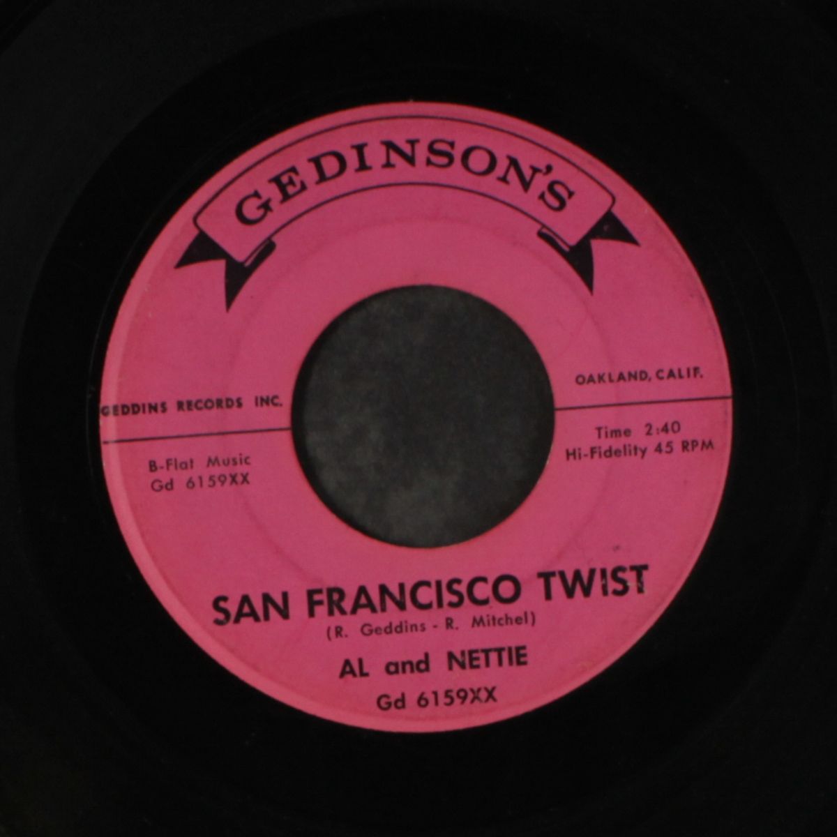 now you know / san francisco twist by AL & NETTIE
