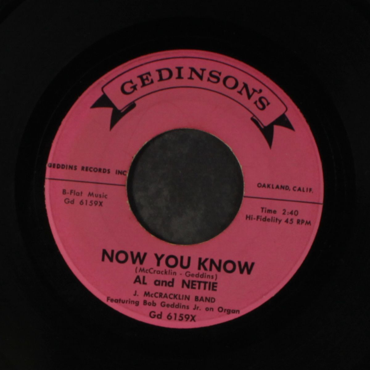 now you know / san francisco twist by AL & NETTIE