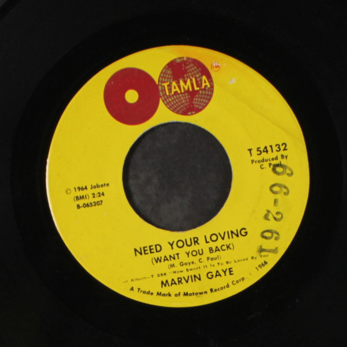 take this heart of mine / need your loving (want you back) by MARVIN GAYE